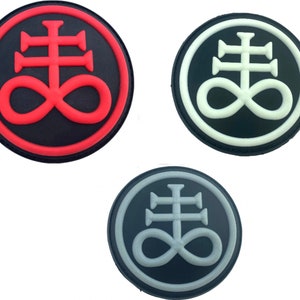 The Leviathan Cross Satan Cross Devil Cosplay PVC Airsoft Paintball Patch