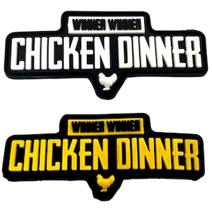 Winner Winner Chicken Dinner Tactical Airsoft Paintball PVC Morale Patch