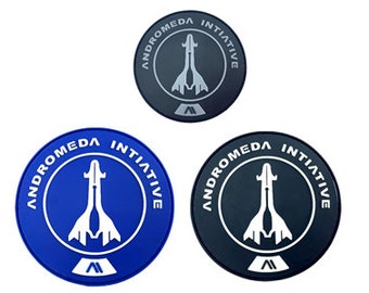 Andromeda Initiative Glow in the Dark Mass Effect PVC Airsoft Paintball Cosplay Morale Patch