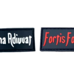 Fortis Fortuna Adiuvat Tactical Airsoft Paintball PVC Morale Cosplay Patch