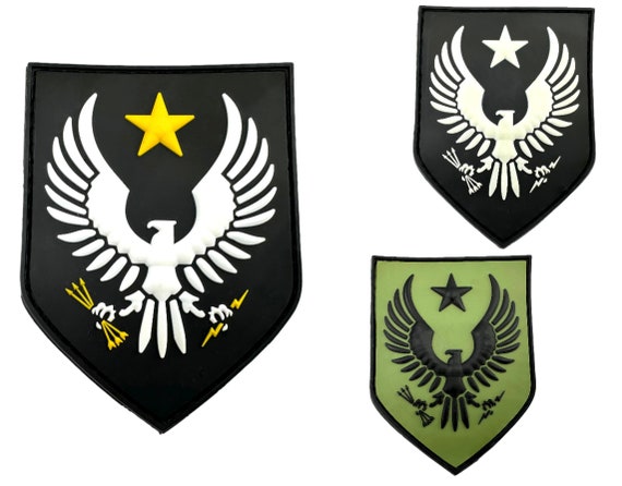ACU Gray Spartan Helmet WITH YOUR SHIELD OR ON IT PVC 3D Rubber Hook