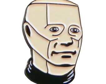 Kryten Metal Cosplay Pin Badge Sci-fi Fan Brooch