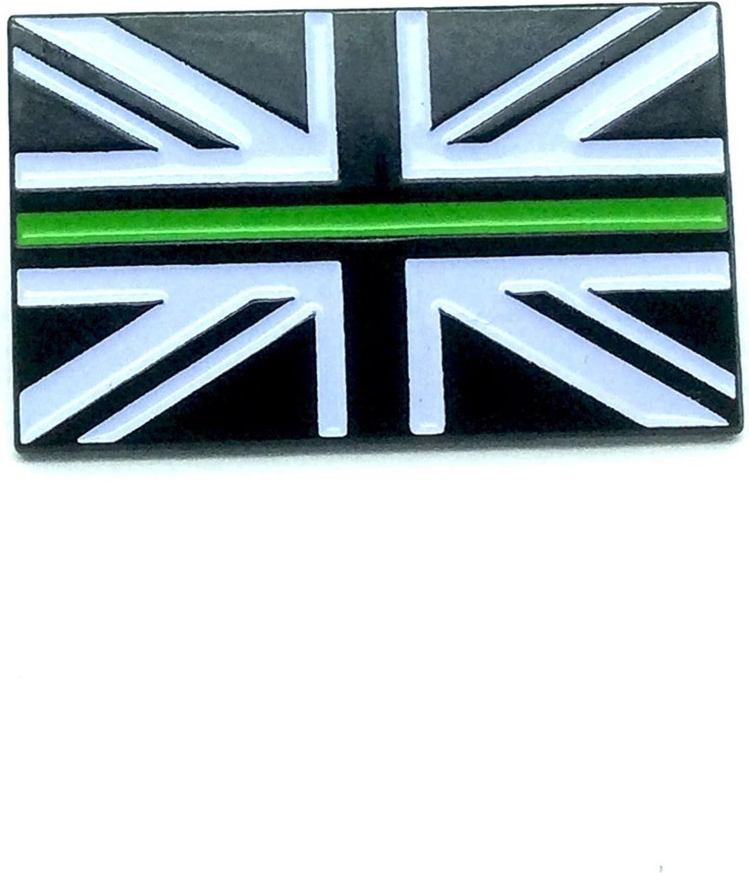 Triple Thin Line Red Blue Green - Police Ambulance Fire Union Jack Velcro Badge