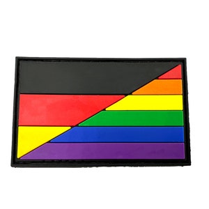 Duitsland Duitse Deutschland Transition Gay Pride Rainbow LGBTQ vlag PVC Airsoft Paintball Patch