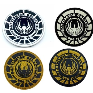 Battlestar BSG 75 Officier Sci Fi PVC Airsoft Paintball Cosplay Moral Patch Fan