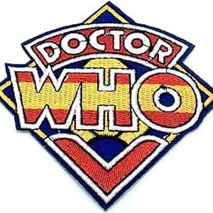 Dr Who Retro Emblem Embroidered Cosplay Kids Fancy Dress Patch