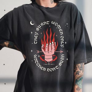 Witch Shirt, Spooky Halloween Gift Tee, Vintage Witchy Humor, Feminist Apparel, Funny Witch Season Shirt