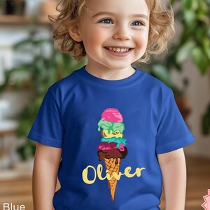 1st Birthday Shirt Italian Theme, Adorable ice cream Party Tee, Personalized Baby Outfit, First Birthday ice cream cone Gift