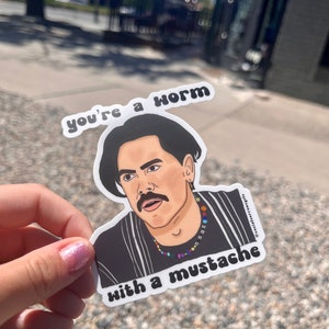 Tom Sandoval &quot;You&#39;re a Worm&quot; Vinyl Sticker
