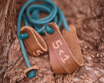 Correa de pastor 5<1 – Paracord y cuero (5 colores)
