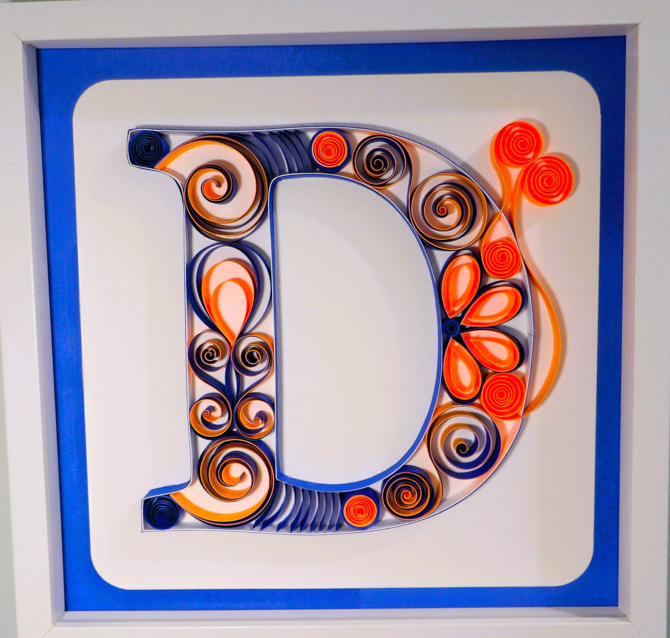 Quilled Letter D's Multi Designs and Colors Etsy