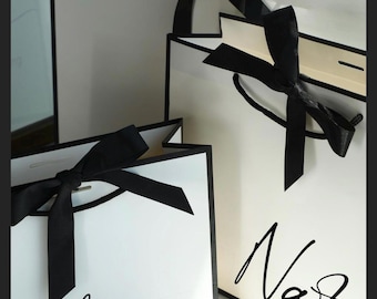 Personalized Bridesmaid Gift Bag – Custom Vinyl Name, Bridal Proposal