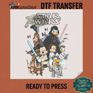 Starwars Iron on Heat Transfer - Etsy
