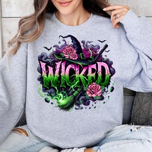 Wicked Changed for Good Sweatshirt, Wicked Fan Gift Sweatshirt, Defy Gravity Sweatshirt, Wizard of Oz Sweatshirt, Broomstick Magic Sweater