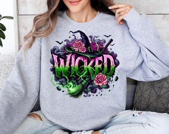 Wicked Changed for Good Sweatshirt, Wicked Fan Gift Sweatshirt, Defy Gravity Sweatshirt, Wizard of Oz Sweatshirt, Broomstick Magic Sweater