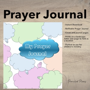 Kids Prayer Journal: Guided Prayer Prompts (Digital Download)