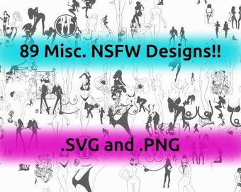 Misc. NSFW Bundle T Shirt Designs SVG, Svg Files for Cricut, Silhouette Cut File, Clipart, Svg for Shirts, Cricut, Silhouette, Sticker file