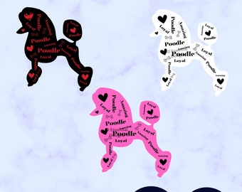 Poodle SVG Bundle, Dog Clipart (png, jpg, pdf)