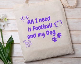 Dog Football SVG Bundle, Sports Clipart (Digital Download)