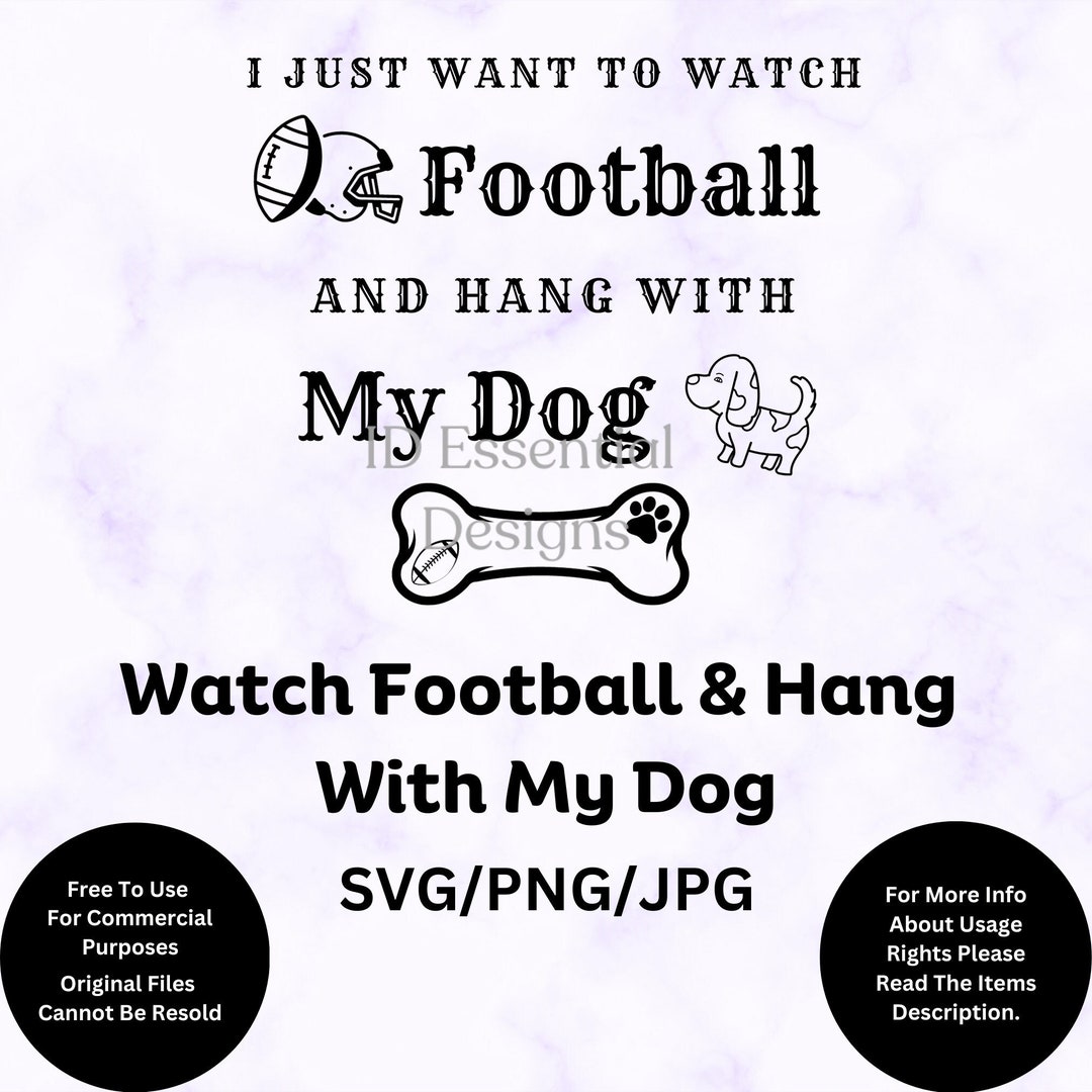 Football Dog Dog Football Dog SVG Bundle Dog SVG Football Etsy