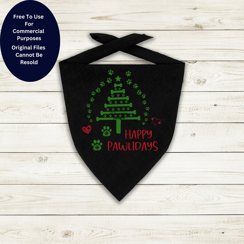 Christmas Dog Design Bundle, Santa Paws SVG PNG JPG - Etsy