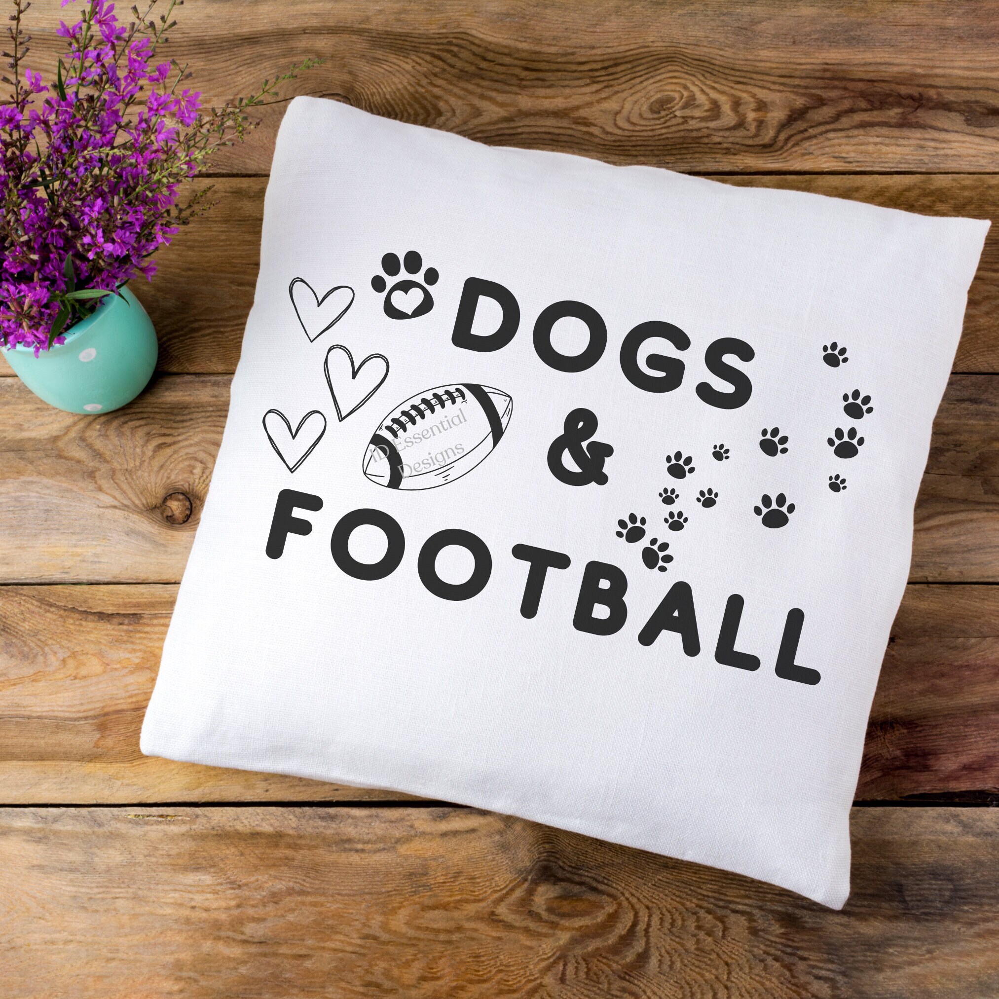 Football Dog, Dog Football, Dog SVG Bundle, Dog SVG, Football SVG, Love Dogs