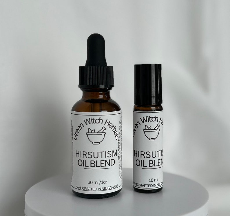 Hirsutism Oil Blend Natural Facial Hair Removal Essential Oils Organic