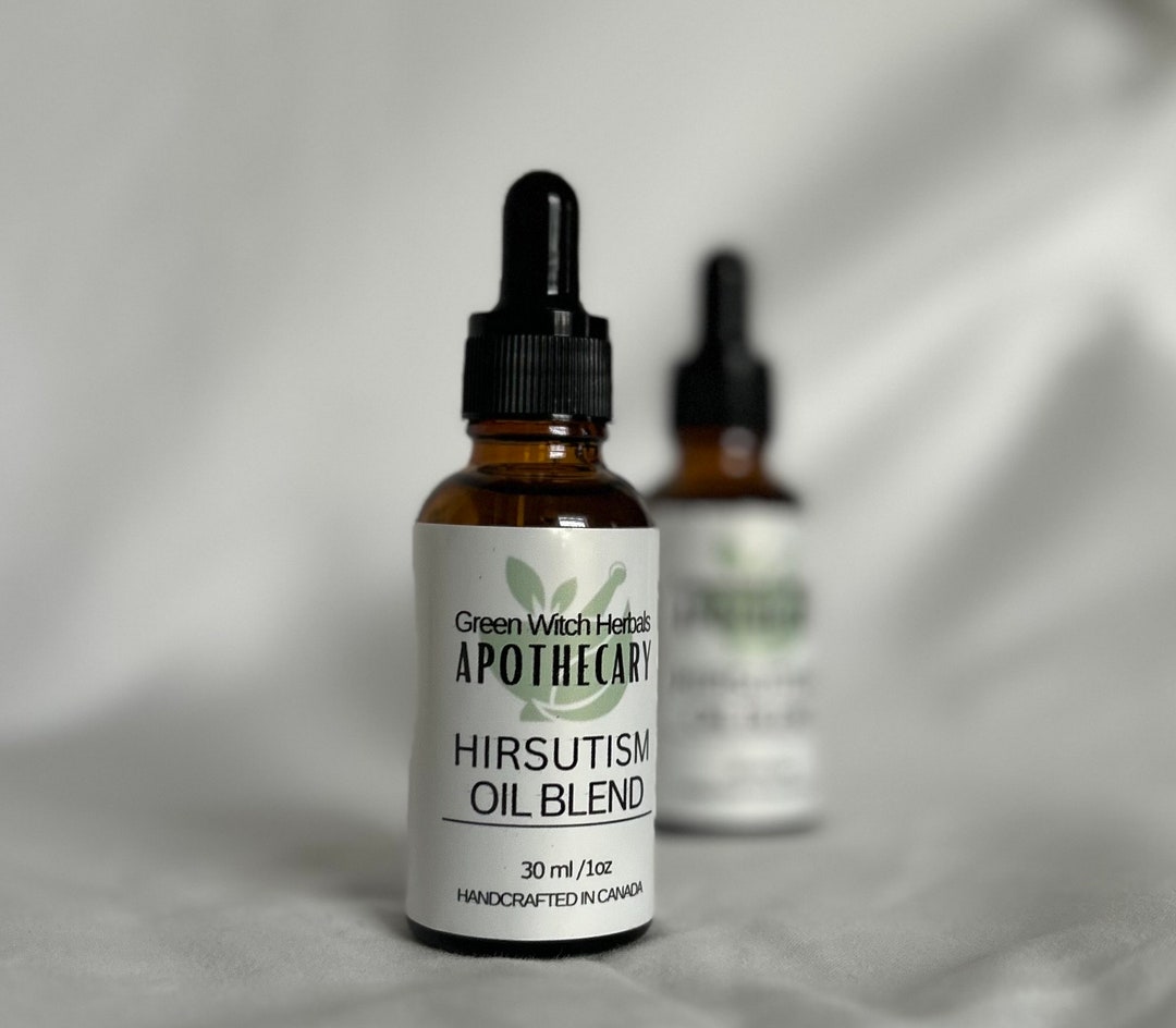 Hirsutism Oil Blend Natural Facial Hair Removal Essential Oils Organic