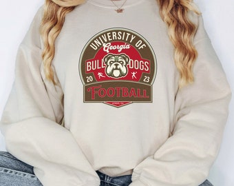 Vintage UGA Sweatshirt, Georgia Football, UGA Sweatshirt, Georgia Bulldogs, College Gift, Vintage UGA, College Football Sweatshirt, Athens