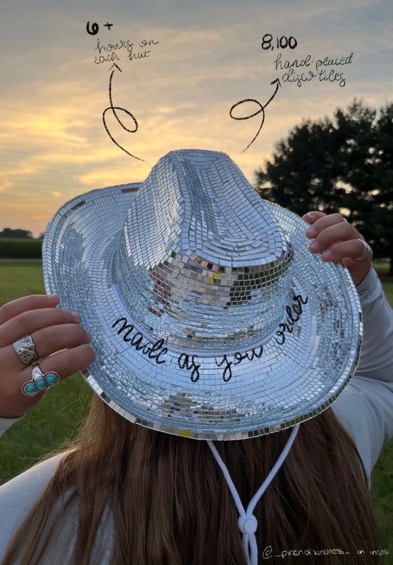 Disco Cowboy Hat - Etsy display picture 3