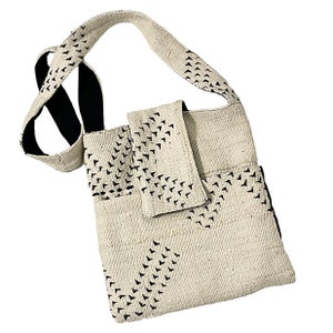 African Mud Cloth Crossbody Bag