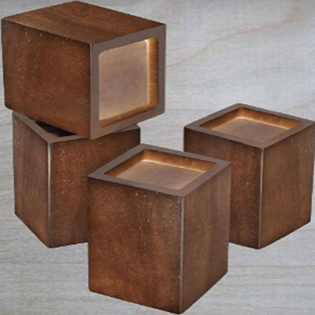 3 Inch Furniture Risers Square Bed Risers Set of 4 Heavy Duty Etsy