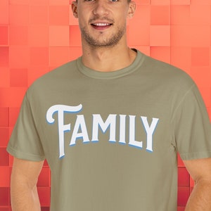 Family Shirt Unisex Garment-Dyed T-shirt