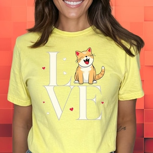Love Cat Unisex Softstyle T-Shirt