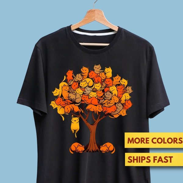 Cat Tree Shirt, Gift Shirt for Cat Lover, Cat Owner Shirt, Premium Ultra Soft Tee