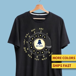Retro Rotary Dial Shirt, Vintage Rotary Dial Telephone T Shirt Premium Ultra Soft Tee