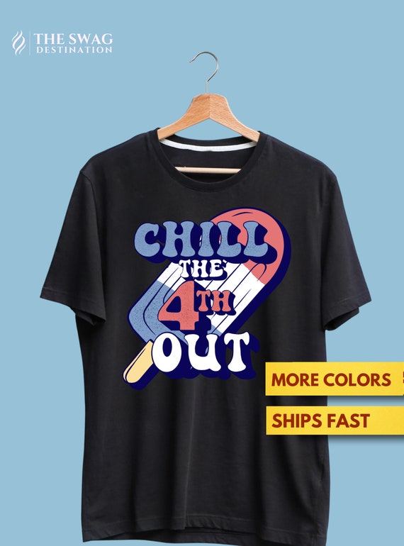 Retro Just Chill The Fourth Out PNG