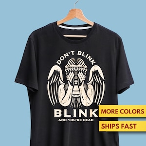 Don't Blink Shirt, Dr Who Shirt, Doctor Who Premium Ultra Soft Tee