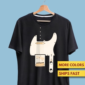 Guitar Shirt, Telecaster Fender Shirt, Premium Ultra Soft Tee
