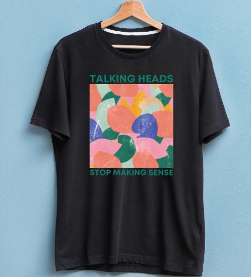 New Hot Vintage shirt talking Heads 80's T-Shirt Size