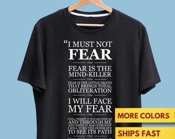 Dune Shirt, Litany Against Fear Premium Ultra Soft