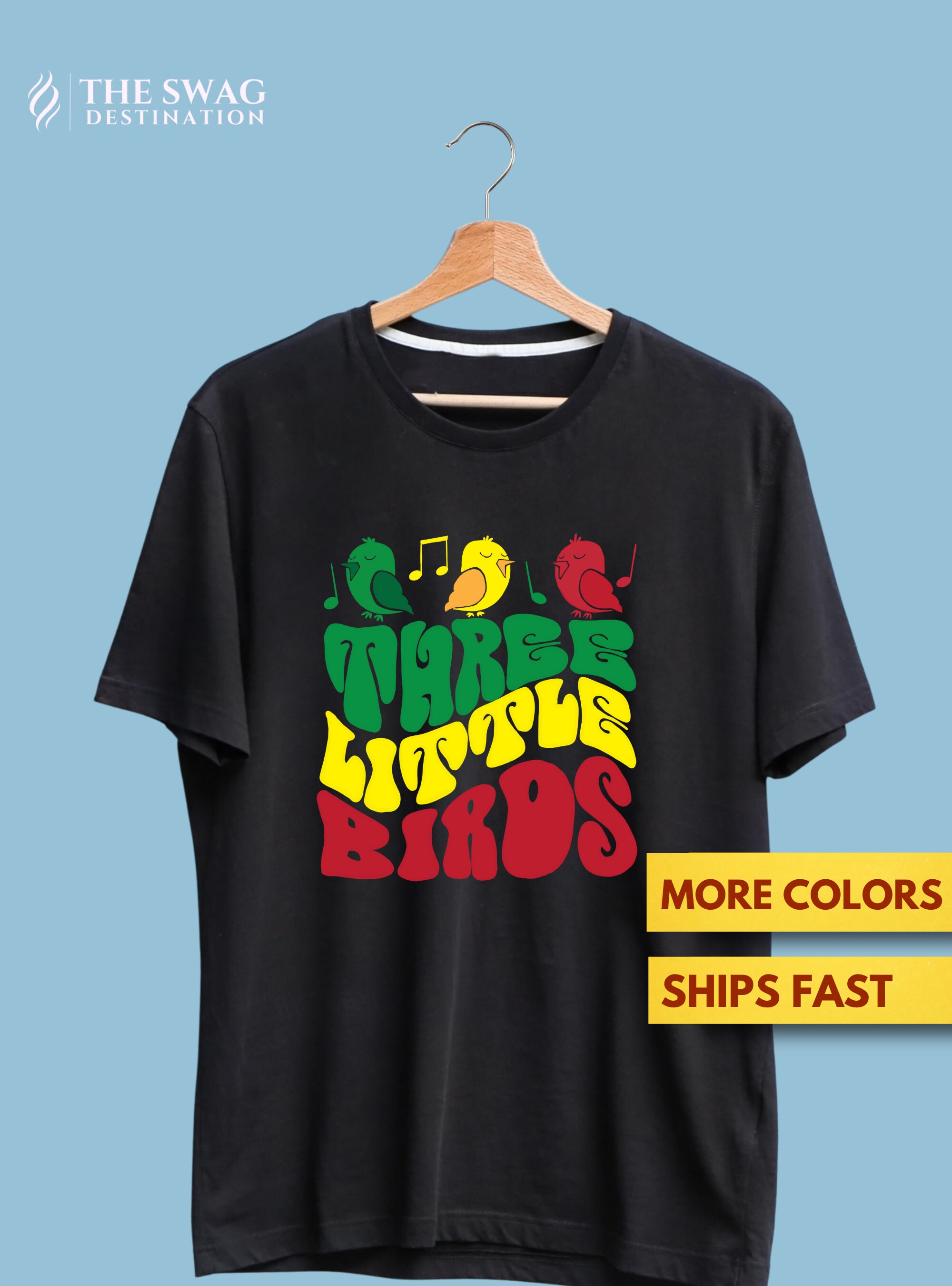 Three Little Birds Shirt, Bob Marley Shirt, Jamaican Jamaica Vacation Shirt,  Reggae Premium T-shirt - Etsy