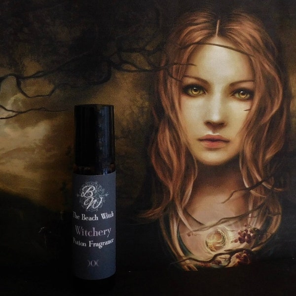 WITCHERY PHEROMONES Roll On Oil, Anointing Oil, Fragrance Oil, Potion, Wicca, Witchcraft Pagan Fragrance ~ The Beach Witch ~ 1/3 oz