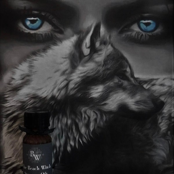 WOLF SPIRIT ANIMAL Totem Oil, Spirit Animal Oil, Ritual Oil, Anointing Oil, Wolf Fragrance, Wolf Animal Guide, Wicca, Witchcraft