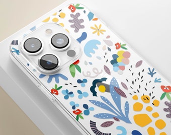 Aesthetic Abstract Floral iPhone 15 Case Phone case For iPhone 14 13 12 Mini Case 11 12 15 Pro Max SE X XR XS Max 7 8 Plus iPhone Cover