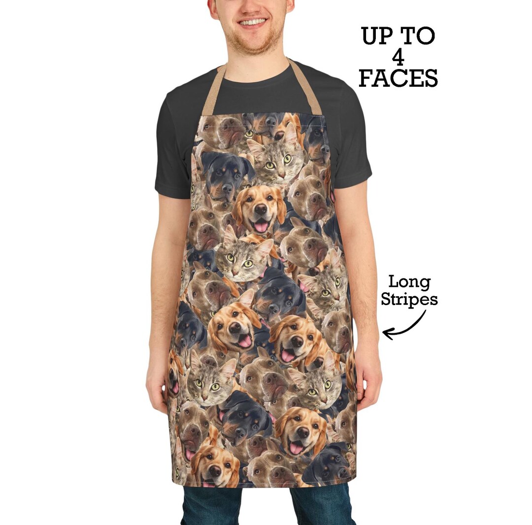 Personalized Face Apron – Funny Custom Photo BBQ Gift for Him - Etsy
