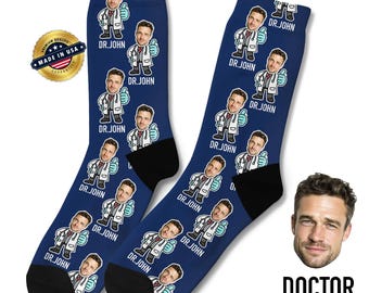 Calcetines de doctor personalizados: regalo médico personalizado para médicos