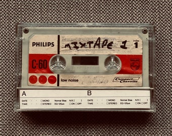 Make Your Own Mixtape - Personalised Cassette - Custom Playlist - You Choose Your Music! 90min tape (45x2)