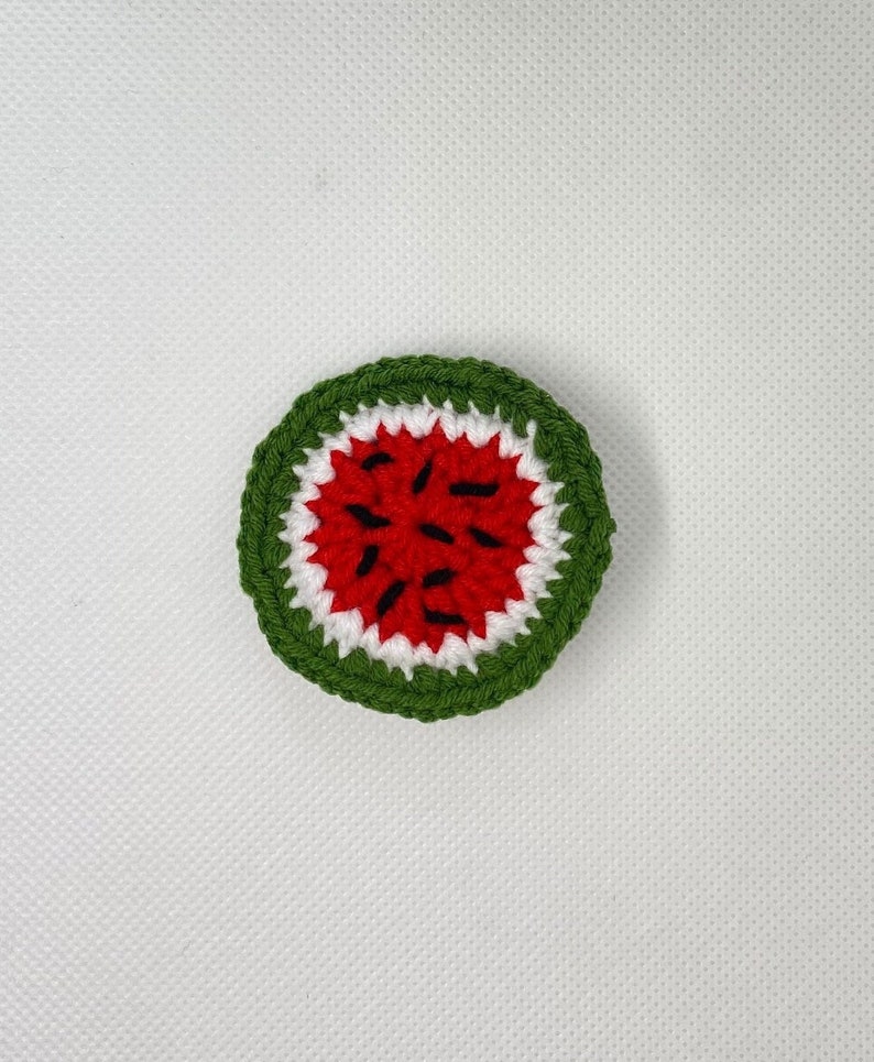 Wassermelone Brosche Watermelon Brooch Karpuz Broş ganze Wassermelone Bild 1