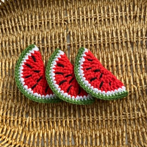 Wassermelonen Brosche Watermelon Brooch Karpuz Anstecknadel Bild 5